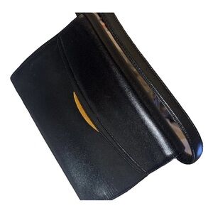 Emanuel Ungaro Leather Bag/ clutch with detachable strap